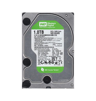 Western Digital WD10EARS-003BB1 Caviar Green 1TB SATA 3Gb/s Laptop Hard Drive