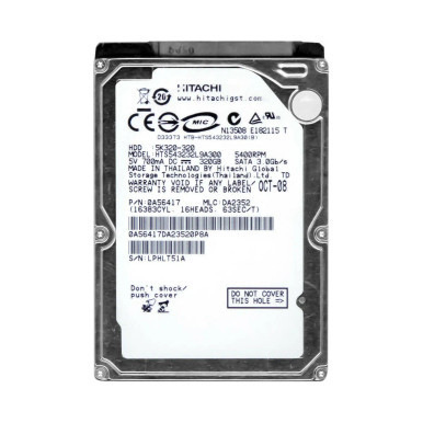 Hitachi HTS543232L9A300 320GB 5400RPM SATA 3Gb/s 2.5-inch Hard Drive
