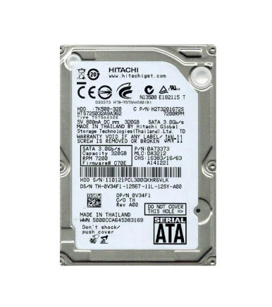 Hitachi 0A73373 320GB 7200RPM SATA 3Gb/s 2.5-inch Hard Drive