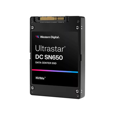 Western Digital 0TS2433 Ultrastar DC SN650 7.68TB PCIe U.3 2.5-inch Solid State Drive