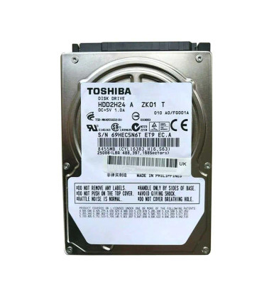 Toshiba HDD2H2495MM 250GB 5400RPM SATA 3Gb/s 2.5-inch Hard Drive