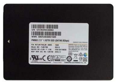 Samsung MZ-7LM1T90 PM863 1.92TB SATA 6Gb/s Solid State Drive