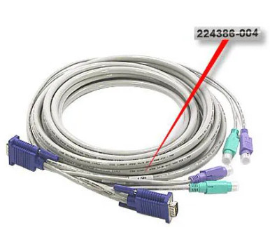 Compaq 147096-001 20ft KVM Console CPU to Switch Cable