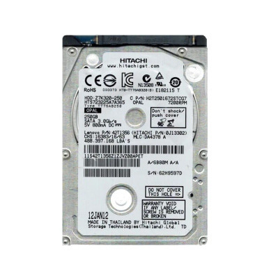 HGST HTS723225A7A365 Travelstar Z7K320 250GB SATA 3Gb/s Desktop Hard Drive