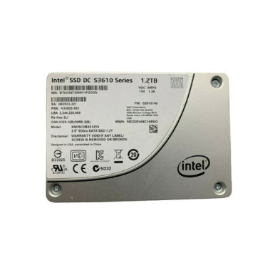 Intel SSDSC2BX012T4 S3610 1.2TB SATA 6Gb/s Solid State Drive