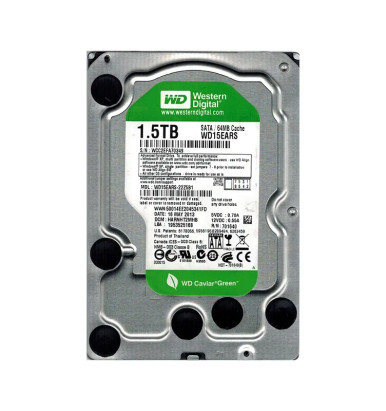 Western Digital WD15EARS 1.5TB SATA 3Gb/s Server Hard Drive