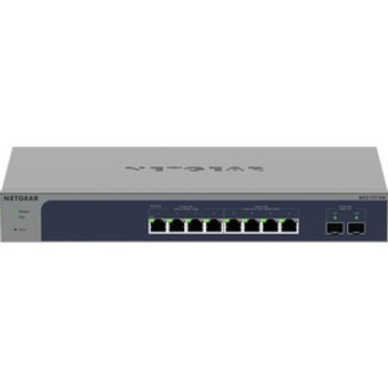 MS510TXM-100NAS - Netgear MS510TXM Ethernet Switch 8 Ports Manageable 3 Layer Supported Modular 47 W Power Consumption Twisted Pair Optical