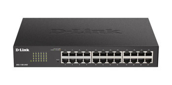 DGS-1100-24V2 - D-Link Ethernet Switch 24 Ports Manageable 2 Layer Supported Twisted Pair 1U High Rack-mountable
