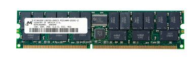 MT36VDDF12872G-265C3 - Micron 1GB PC2100 DDR-266MHz ECC Registered CL2.5 2.5V 184-Pin DIMM Memory