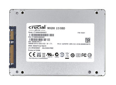 CT1000MX200SSD1 - Crucial Mx200 1TB SATA 6Gb/s 2.5 inch Internal Solid State Drive (SSD)