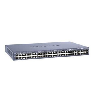 FSM7352S - NetGear ProSafe 48Ports 10/100 Layer 3 Managed Stackable Switch with 4 Gigabit Ports