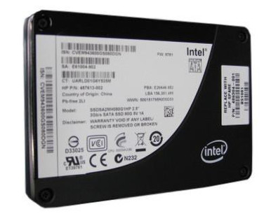 486304-001 - HP 80GB SATA 2.5 inch Solid State Drive (SSD)
