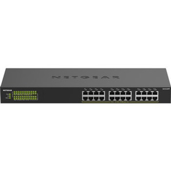 GS324PP-100NAS - Netgear GS324PP Ethernet Switch 24 Ports 2 Layer Supported Twisted Pair Rack-mountable Desktop 3 Year Limited