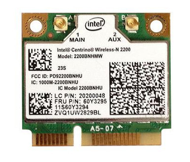 60Y3295 - IBM Lenovo 802.11 b/g/n Wireless Mini PCI Express Adapter for ThinkPad T530i