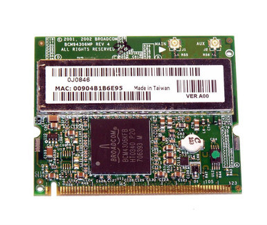 0J0846 - Dell WiFi Wireless Card for Inspiron 8600