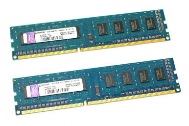 9995402-051.A00G - Kingston 4GB Kit (2 X 2GB) non-ECC Unbuffered DDR3-1333MHz PC3-10600U 1.5V 240-Pin DIMM Memory Module