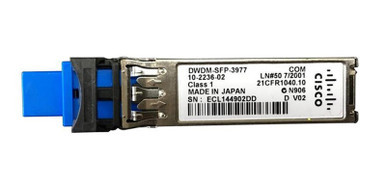 DWDM-SFP-3977= - Cisco SFP (mini-GBIC) Transceiver module Gigabit Ethernet 2Gb Fibre Channel