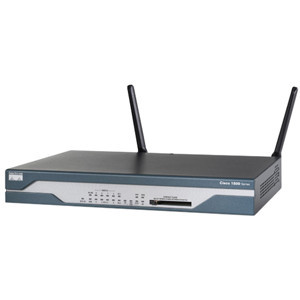 cisco1801-m - Cisco 1801 Annex M 10Ports 2 Slots ADSL Rack Mountable Desktop Wall Mountable Integrated Services Router