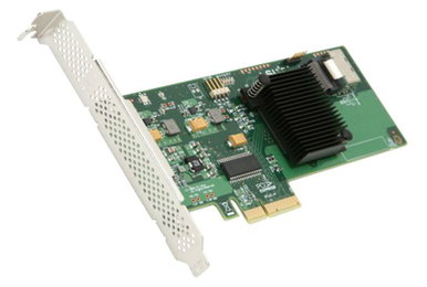 9211-4I - LSI 4-Ports 6GB SATA/SAS PCIe x4 RAID Controller