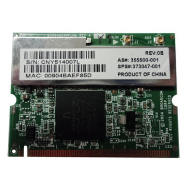 355500-001 - HP 54G 802.11b/g High Speed Wireless LAN (WLAN) Mini PCI Network Interface Card for Pavilion Notebook PCs
