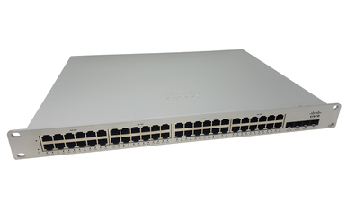 Meraki MS225-48LP - Cisco 48-Ports PoE Layer 2 Cloud-Managed Rack-mountable 1U Network Switch