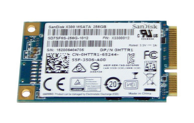 HTTR1 - Dell 256GB TLC SATA 6Gb/s mSATA Solid State Drive (SSD)