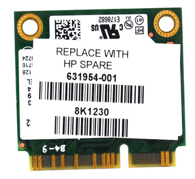 631954-001 - HP Broadcom 43228 802.11a/b/g/n Wireless LAN (WLAN) Mini PCI Express Network Interface Card
