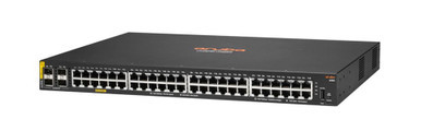 JL675A#ABA - Aruba 6100 48G Class4 PoE 4SFP+ 370W Switch 48 Ports Manageable 3 Layer Supported Modular 45 W Power Consumption 370 W PoE Budget Twisted Pair, Optical Fiber PoE Ports 1U High -