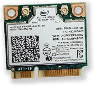 784641R-005 - HP Intel Dual Wireless-N 7260 7260HMW AN Bluetooth 4.0 Half