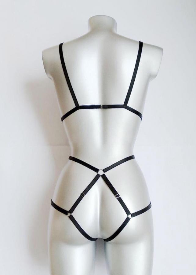 Women’s Elastic Body Harness – Vücudu Sexy Gösteren Elastic Harness