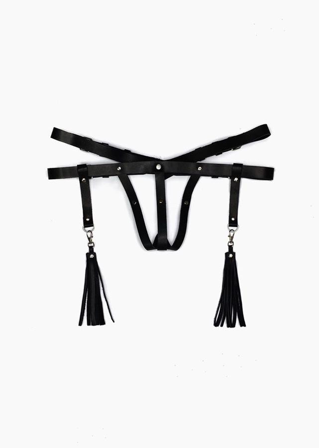 Women’s Leather Thong Underwear Harness