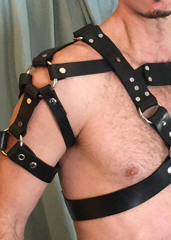 Men’s Leather Harness – Men’s Leather Fantasy Wear