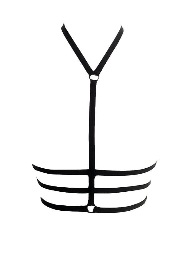 Stylish Kinky Leather Harness in Luxurious Leather