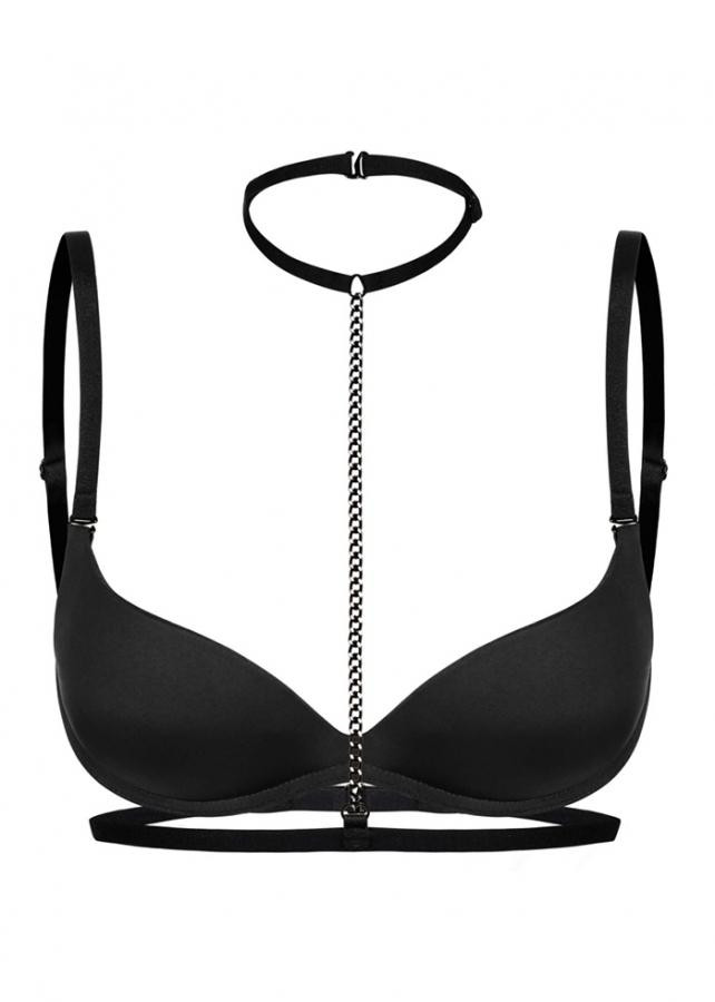 Sexy Choker With Chain Between Neck And Waist