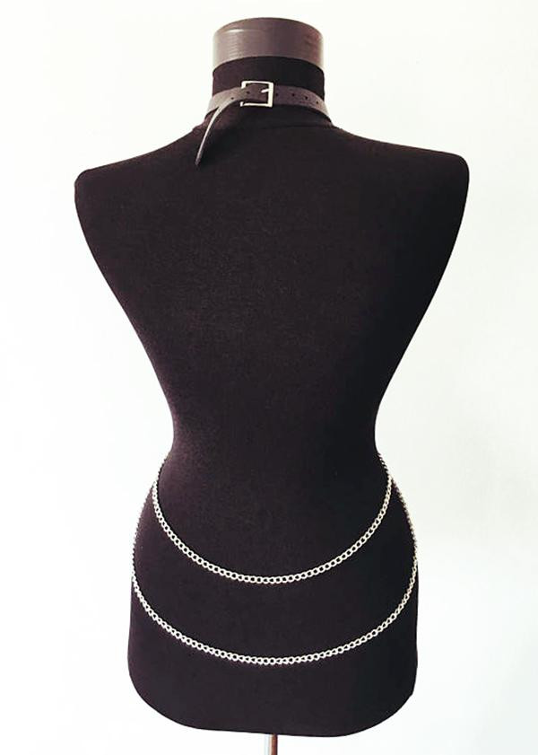 Exquisite Leather Full-Body Harness for Intimate Play