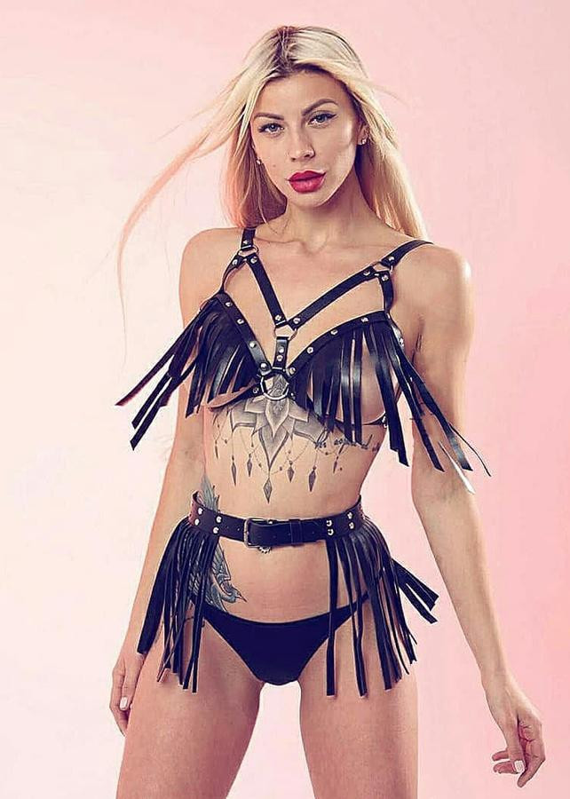Fringe Leather Fantasy Set