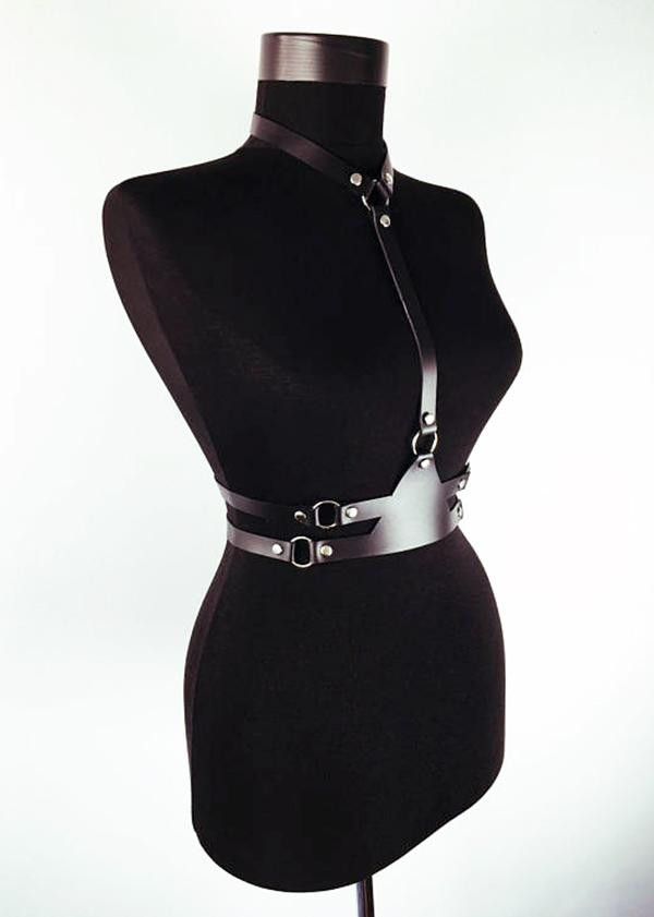 Sleek Master Underbust Harness for Submissive Bondage