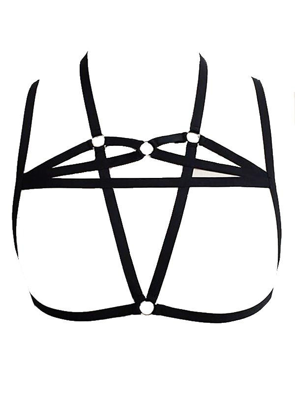Durable Leather Full-Body Harness for Intimate Play