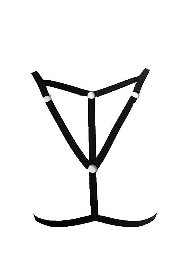 Stylish Elastic Triangle Pattern Bra Harness