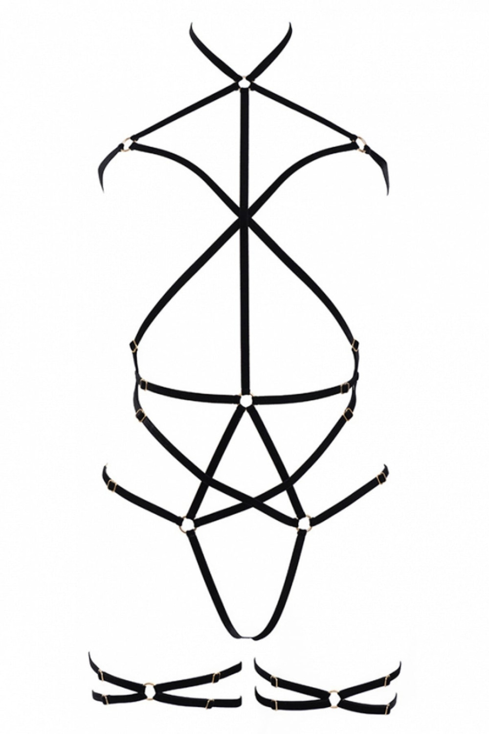 Exquisite Erotic Overbust Harness