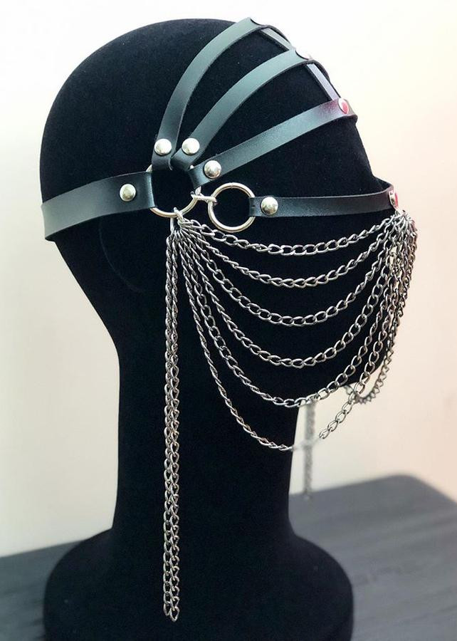 Chain Leather Sexy Mask