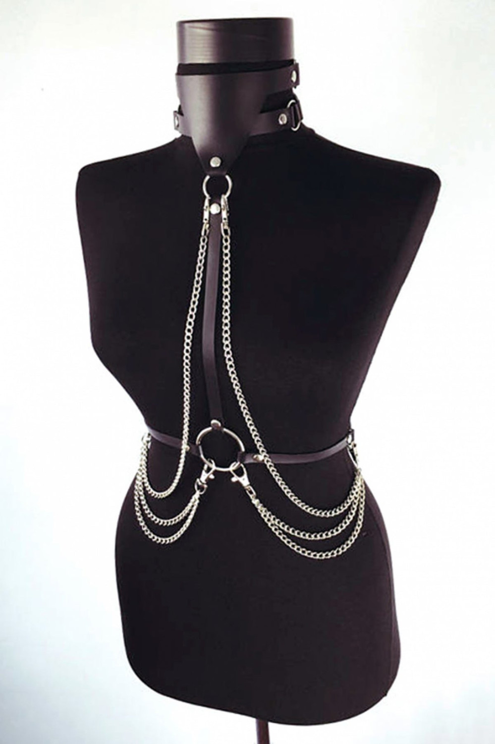 Women's Stylish Leather Underbust Harness