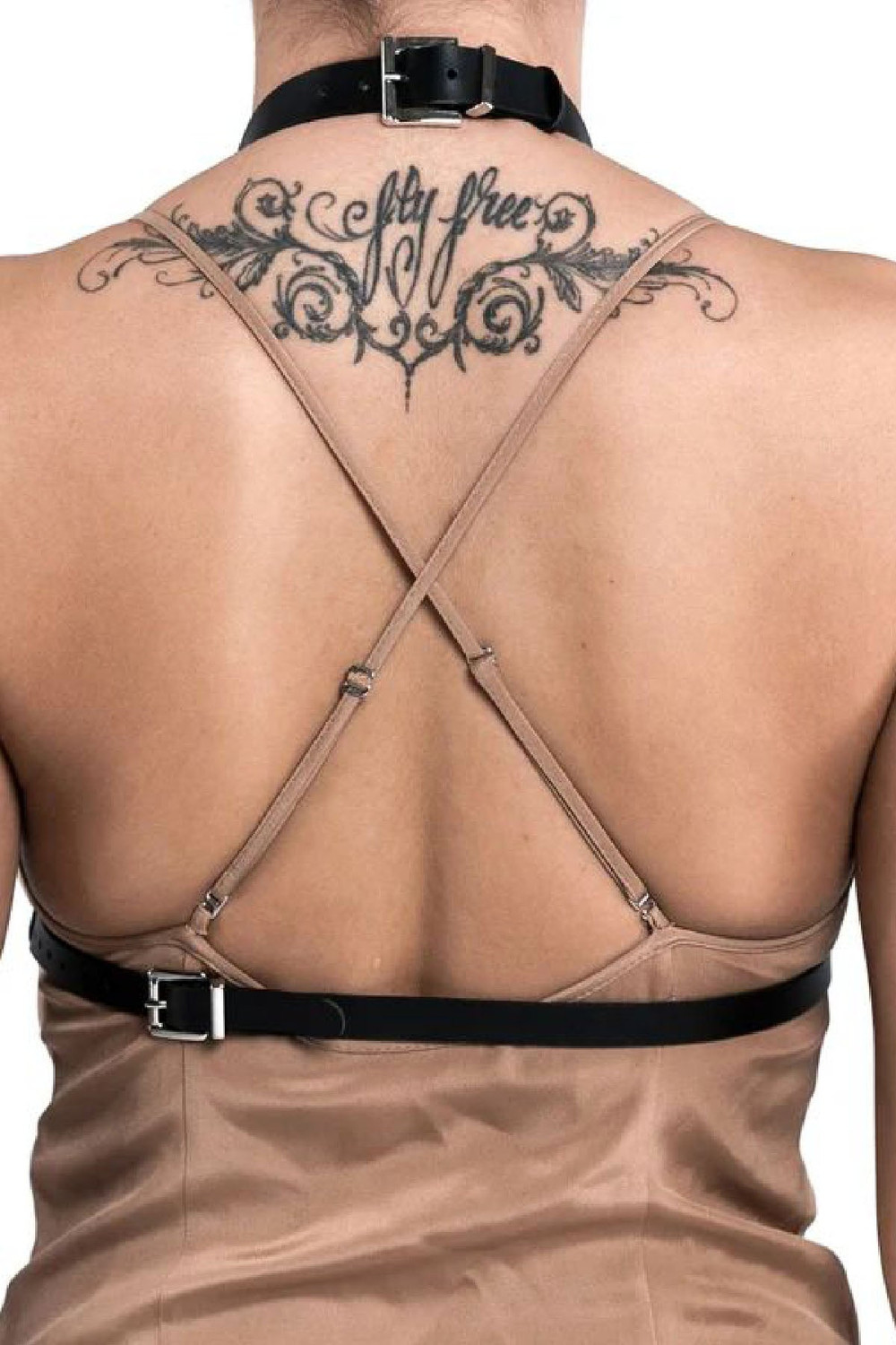 Women's Shofisticated Gothic Style Choker Harness