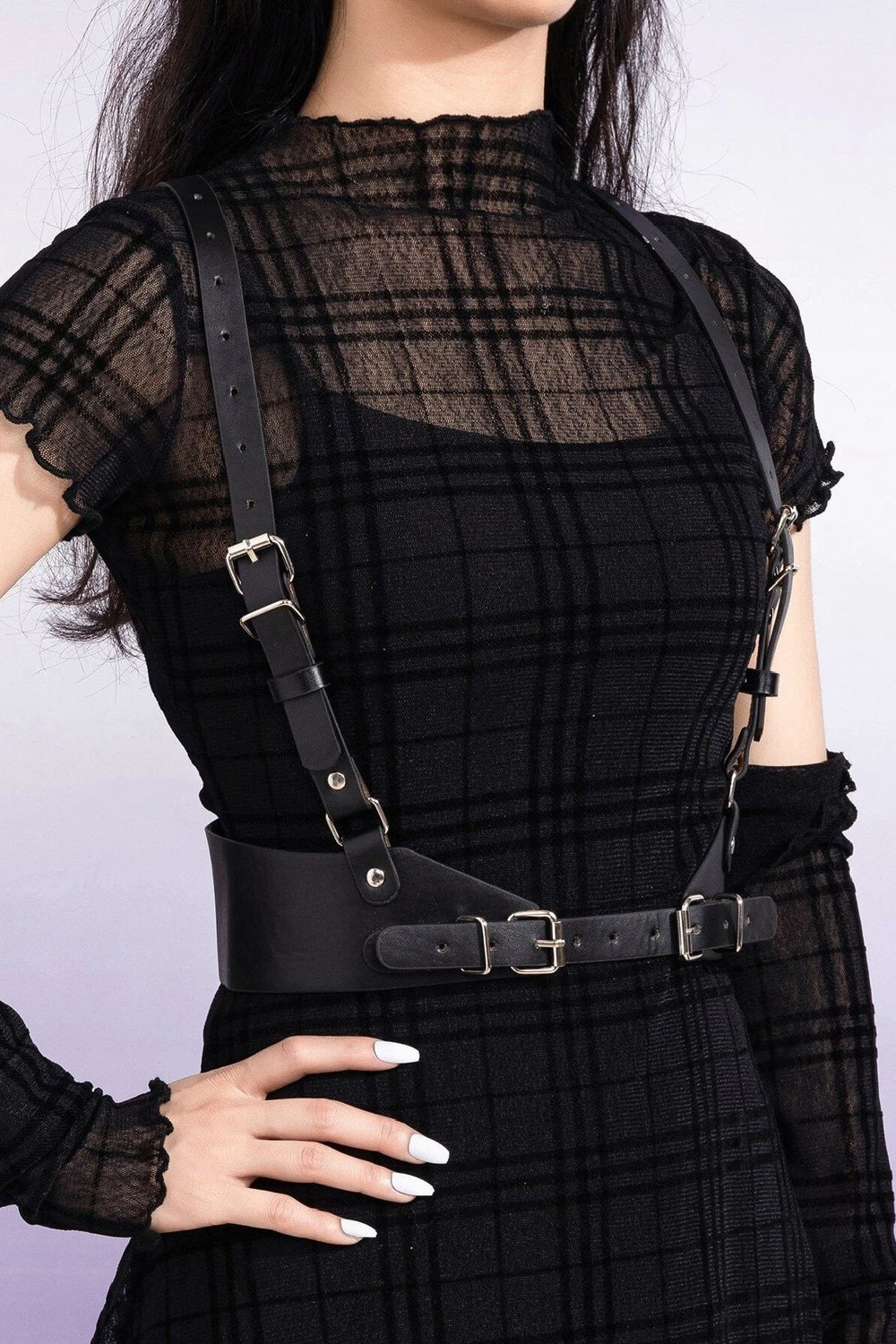 Comfortable Fetish Chest Harness for Submissive Bondage