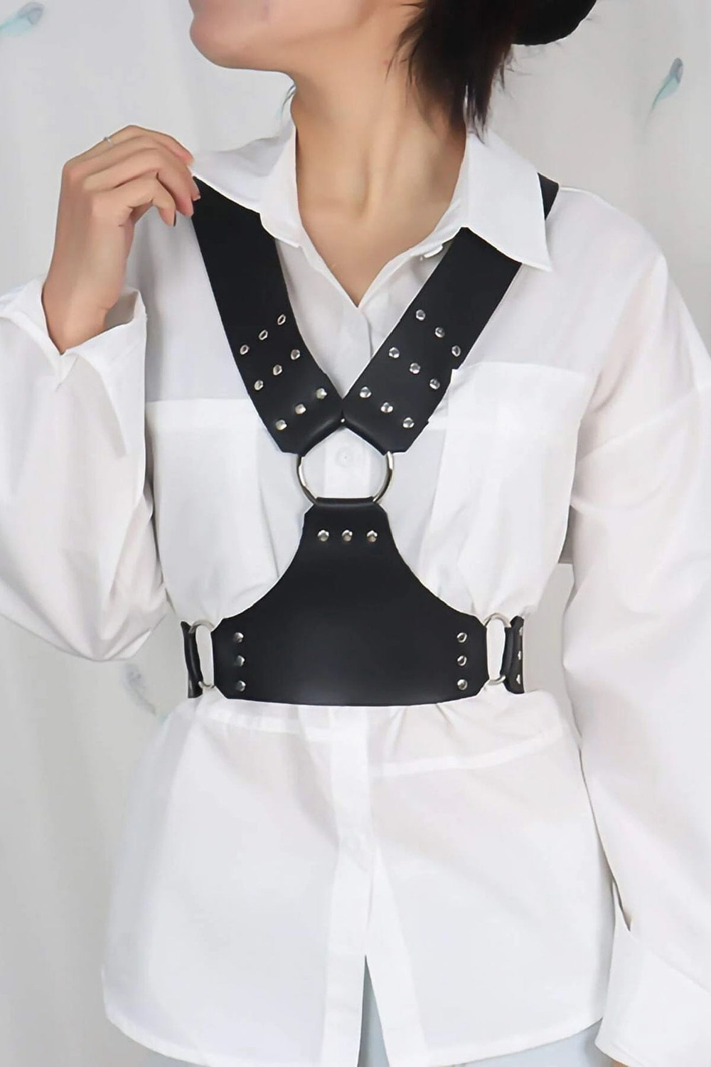 Women's Thick Triangle Harness Belt Accessory