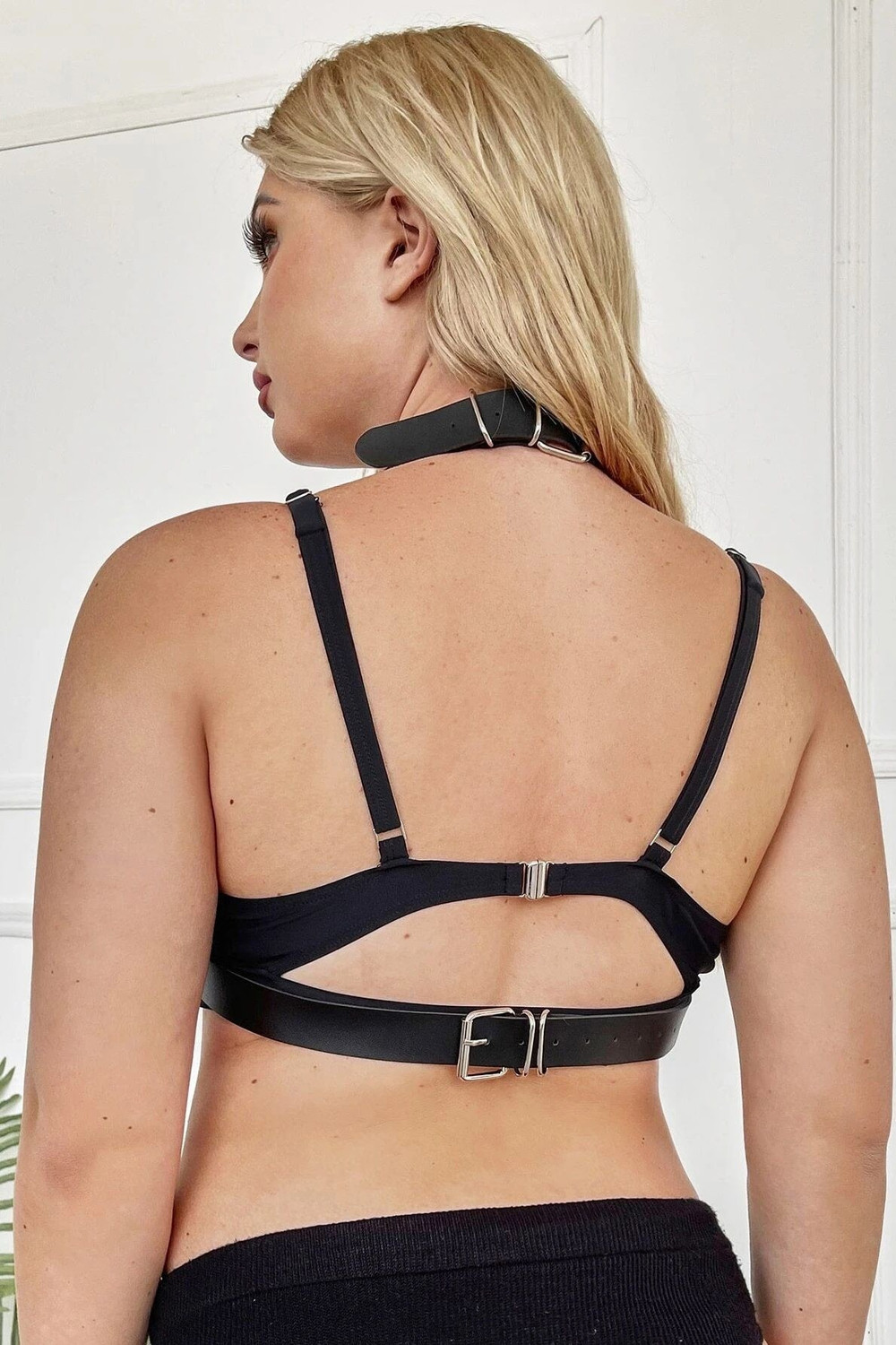 Women's Ghotic Bra Chain Harness