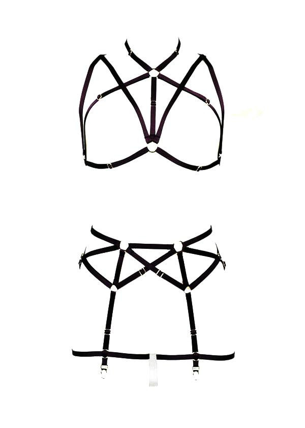 Chest & Waist Belt Garter Harness