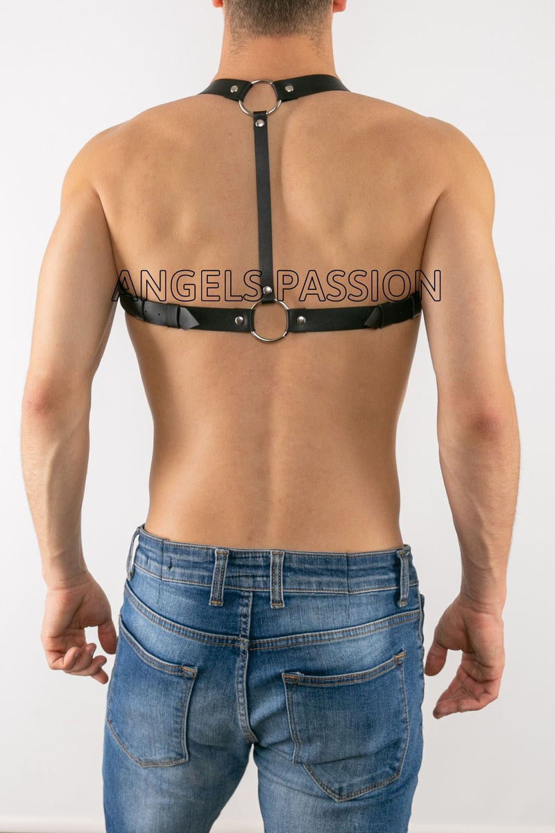 Men's Shoulder Harness Leather Wear