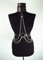 Women’s Leather Chest Harness – Custom Made Leather Design – Wear