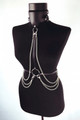 Women's Stylish Leather Underbust Harness